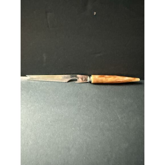 Vintage Bakelite Cheese Knife Bottle Opener Stainless Steel Charcuterie MCM - Picture 3 of 6